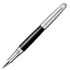 Caran D'Ache Caran D’Ache Leman Bi-Colour Black & Rhodium Rollerball 2 Caran D'Ache Caran D’Ache Leman Bi-Colour Black & Rhodium Rollerball -The Write Shop 100443