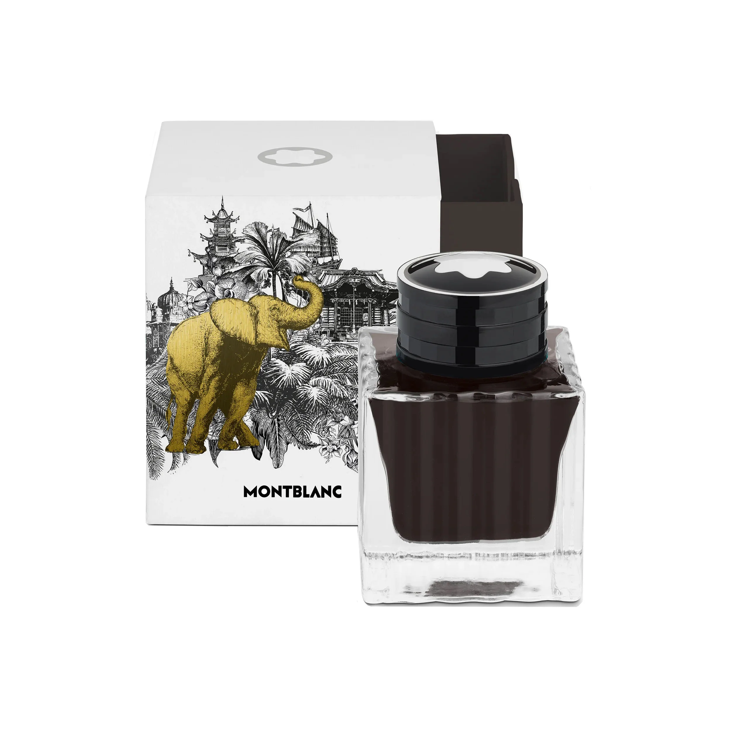 Montblanc Around The World In 80 Days Brown Ink 50ml 3 Montblanc Around The World In 80 Days Brown Ink 50ml