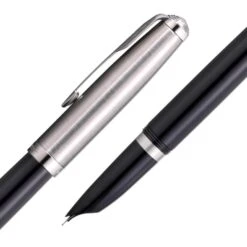 Parker 51 Black And Chrome Fountain Pen 7 Parker 51 Black And Chrome Fountain Pen -The Write Shop 13320 497