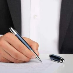 Montblanc Blue Hour LeGrand Solitaire Rollerball Pen -The Write Shop 14150 71