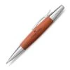 Faber-Castell Design E-Motion Chrome Wood Brown Pencil 2 Faber-Castell Design E-Motion Chrome Wood Brown Pencil -The Write Shop 1731 50