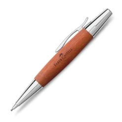 Faber-Castell Design E-Motion Chrome Wood Brown Pencil
