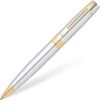 Sheaffer 300 Bright Chrome Gold Trim Ballpoint 2 Sheaffer 300 Bright Chrome Gold Trim Ballpoint -The Write Shop 1d5ae716dceb9c9178ddda61a2eca4f8