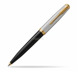 Parker 51 Premium Black Gold Trim Ballpoint Pen
