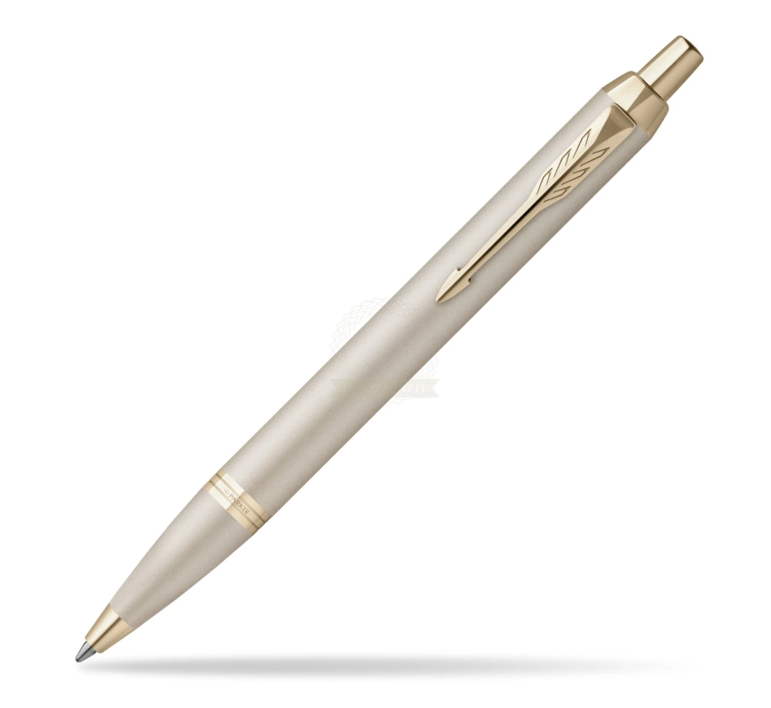 Parker IM Monochrome Champagne Ballpoint Pen 3 Parker IM Monochrome Champagne Ballpoint Pen