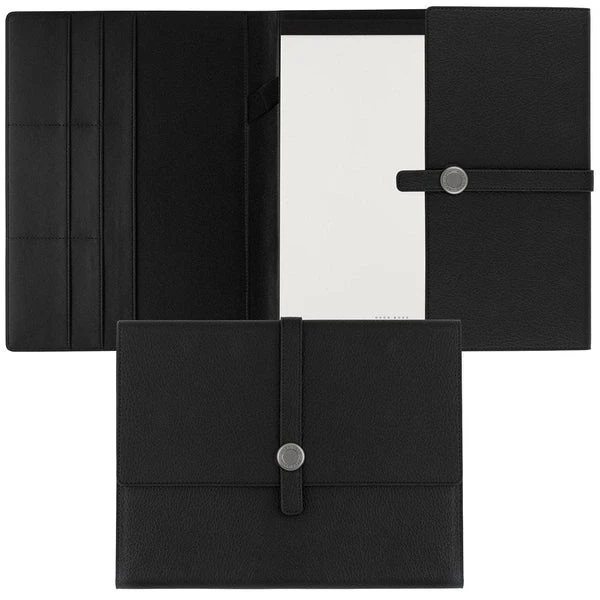 Hugo Boss Executive Black A5 Folder 3 Hugo Boss Executive Black A5 Folder