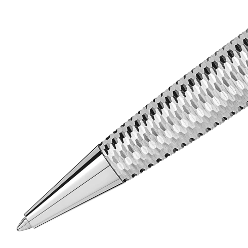 Montblanc Meisterstuck Geometry Solitaire Platinum Midsize Ballpoint Pen 4 Montblanc Meisterstuck Geometry Solitaire Platinum Midsize Ballpoint Pen - Image 2