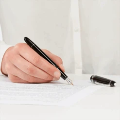 Montblanc Meisterstück 145 Platinum Trim Fountain Pen -The Write Shop 6922 122