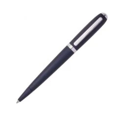 Hugo Boss Contour Brushed Navy Ballpoint Pen