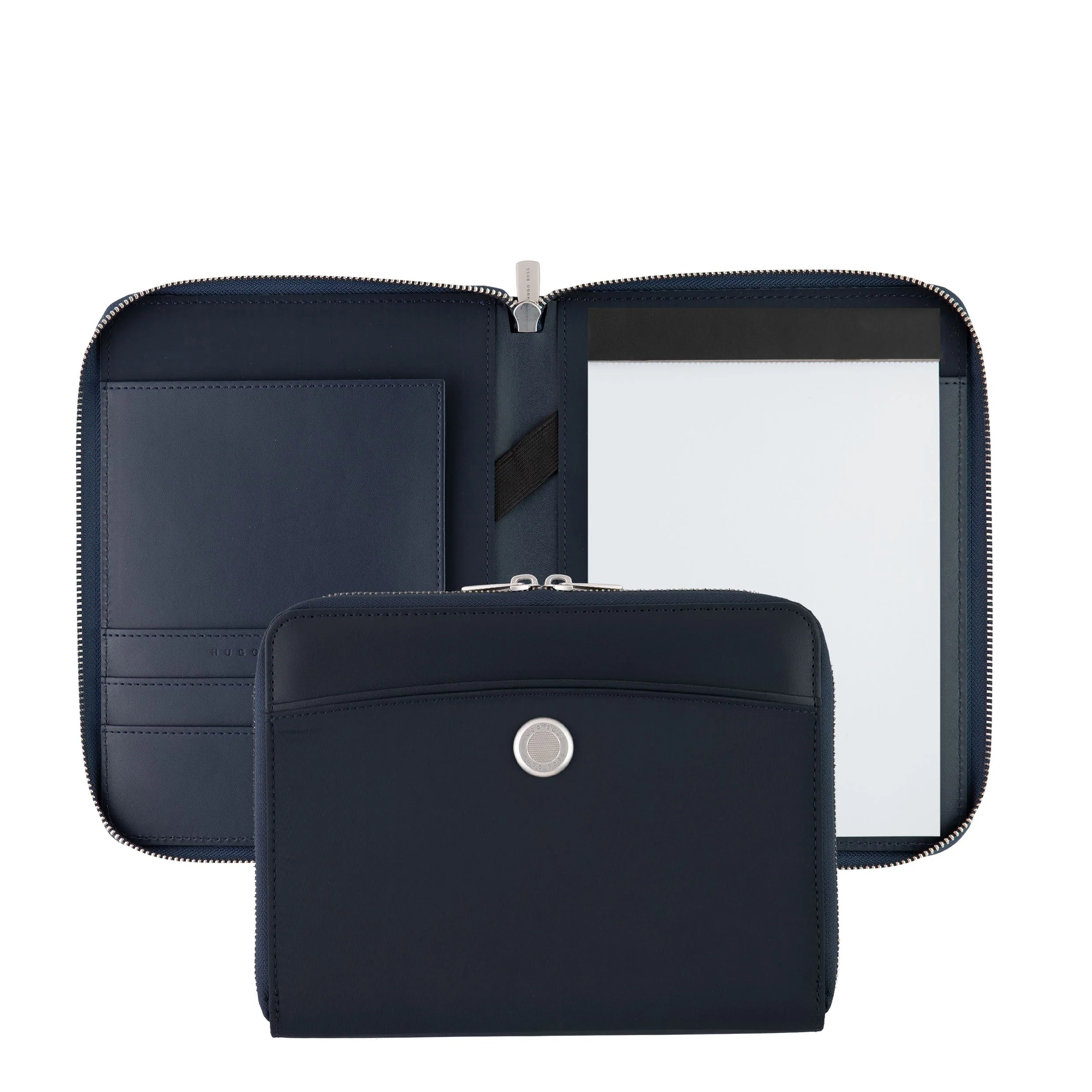 Hugo Boss Contour Navy A5 Conference Folder 3 Hugo Boss Contour Navy A5 Conference Folder