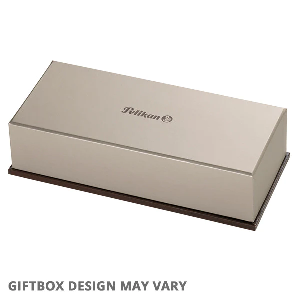 Pelikan Souveraen M405 Silver And White Fountain Pen 4 Pelikan Souveraen M405 Silver And White Fountain Pen - Image 2