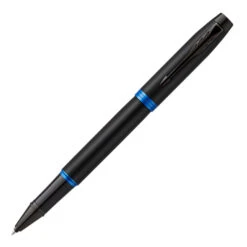 Parker IM Vibrant Rings Marine Blue PVD Rollerball