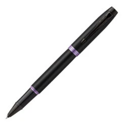 Parker IM Vibrant Rings Amethyst Purple PVD Rollerball