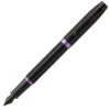 Parker IM Vibrant Rings Amethyst Purple PVD Fountain Pen