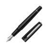 Tibaldi Infrangible Rich Black Fountain Pen -The Write Shop TB90069Tibaldi Infrangible Fountain Pen Rich Black with Stainless Steel Trim P1