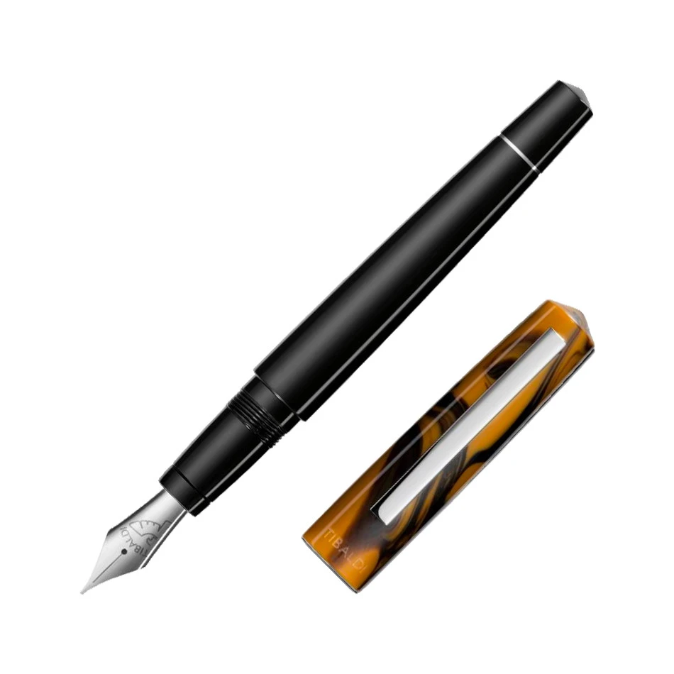 Tibaldi Infrangible Chrome Yellow Fountain Pen 3 Tibaldi Infrangible Chrome Yellow Fountain Pen