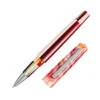 Tibaldi Infrangible Russet Red Rollerball Pen -The Write Shop TB90082Tibaldi Infrangible Rollerball Pen Russet Red with Stainless Steel Trim P1