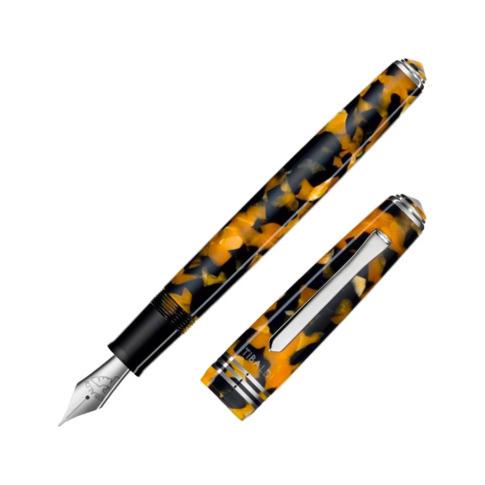 Tibaldi N60 Amber Yellow Fountain Pen 3 Tibaldi N60 Amber Yellow Fountain Pen