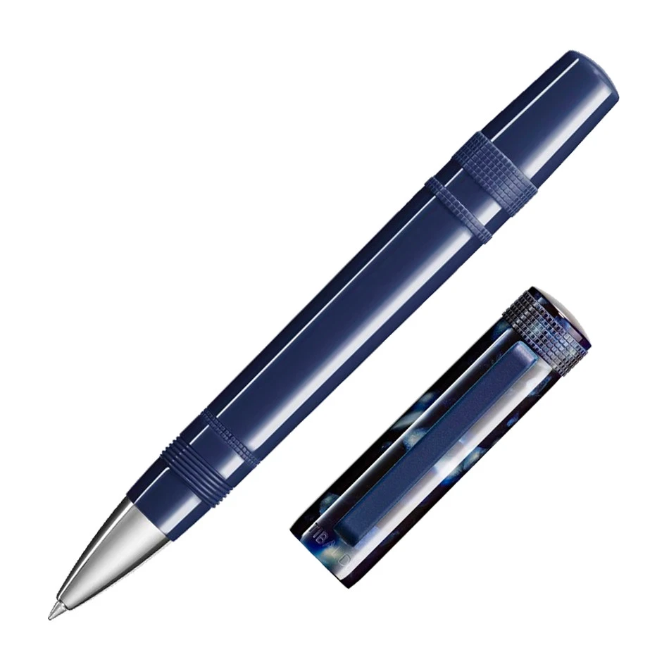 Tibaldi Perfecta Stonewash Blue Rollerball Pen 3 Tibaldi Perfecta Stonewash Blue Rollerball Pen