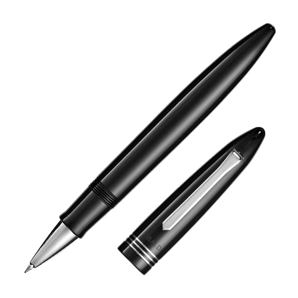 Tibaldi Bononia Rich Black Rollerball Pen 3 Tibaldi Bononia Rich Black Rollerball Pen