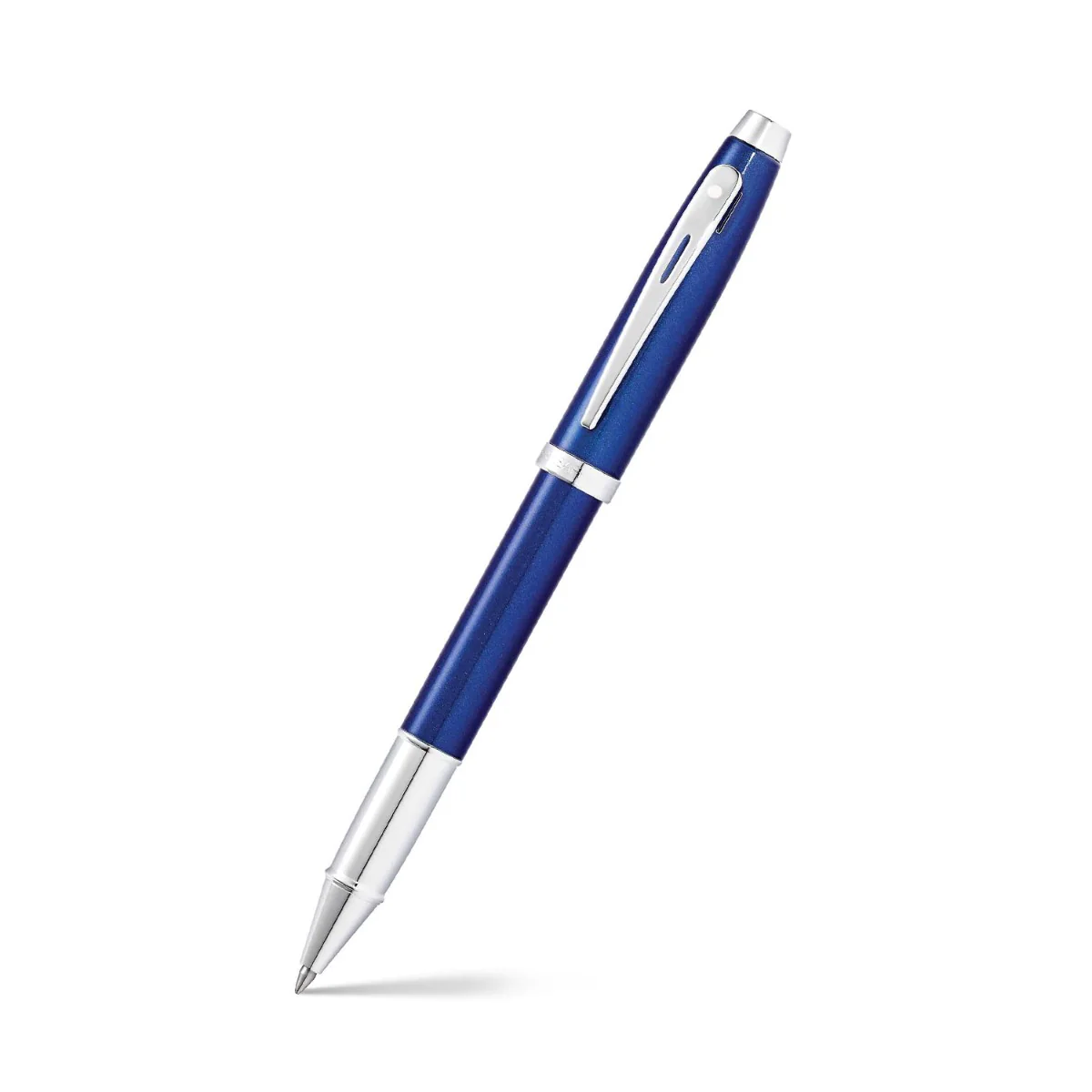 Sheaffer 100 Glossy Blue Chrome Trim Rollerball 3 Sheaffer 100 Glossy Blue Chrome Trim Rollerball