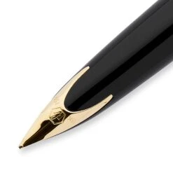 Waterman Carene Black Sea GT Fountain Pen -The Write Shop WT63805 Waterman Carene Fountain Pen Black Lacquer with Gold Trim DTL3 P2 1
