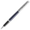 Waterman Hemisphere Special Edition Deluxe Blue And Chrome Trim Rollerball -The Write Shop WT95035 Waterman Hemisphere Rollerball Pen Special Edition Blue with Chrome Trim P1 1