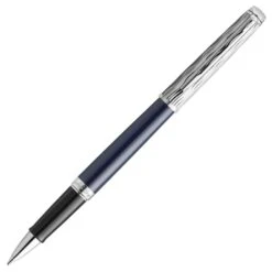 Waterman Hemisphere Special Edition Deluxe Blue And Chrome Trim Rollerball
