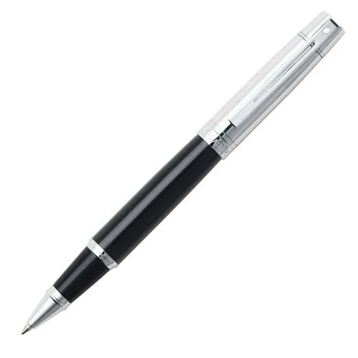 Sheaffer 300 Glossy Black Chrome Cap Rollerball 3 Sheaffer 300 Glossy Black Chrome Cap Rollerball