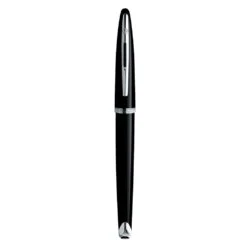 Waterman Carene Black Sea Chrome Trim Fountain Pen -The Write Shop careneblacseactfp 1