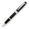 Cross Bailey Black Lacquer CT Rollerball Pen 1 Cross Bailey Black Lacquer CT Rollerball Pen -The Write Shop cr1317592000 cross bailey black rollerball with chrome trim