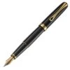 Diplomat Excellence A2 Black Lacquer Gold Trim 14ct Fountain Pen 2 Diplomat Excellence A2 Black Lacquer Gold Trim 14ct Fountain Pen -The Write Shop d10052090 e 1 72 rgb web 1525184955