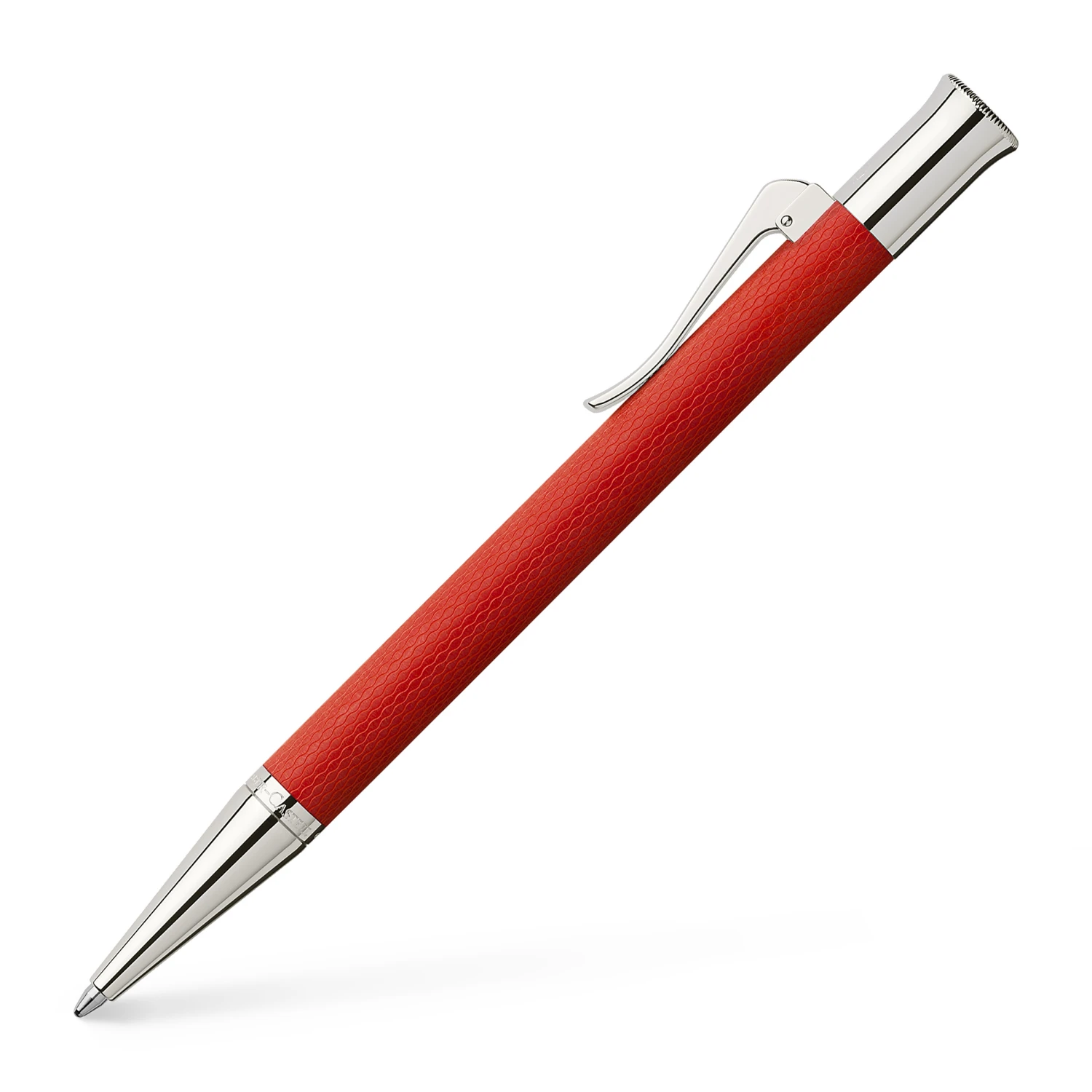 Graf Von Faber-Castell Guilloche India Red Ballpoint 3 Graf Von Faber-Castell Guilloche India Red Ballpoint