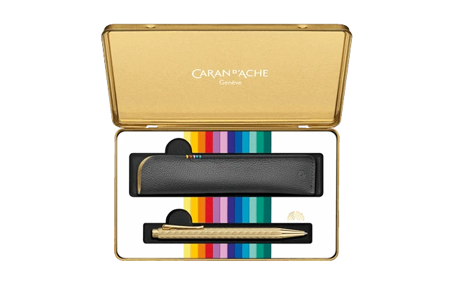 Caran D'Ache Caran D’Ache Ecridor Sunlight Set Ballpoint Pen And Leather Case 5 Caran D'Ache Caran D’Ache Ecridor Sunlight Set Ballpoint Pen And Leather Case - Image 3