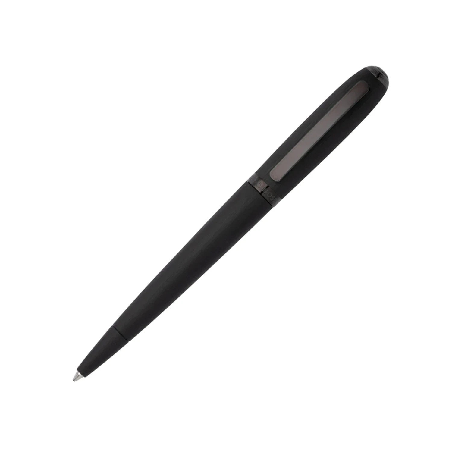 Hugo Boss Contour Brushed Black Ballpoint Pen 3 Hugo Boss Contour Brushed Black Ballpoint Pen