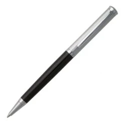 Hugo Boss Sophisticated Black Chrome Diamond Ballpoint Pen