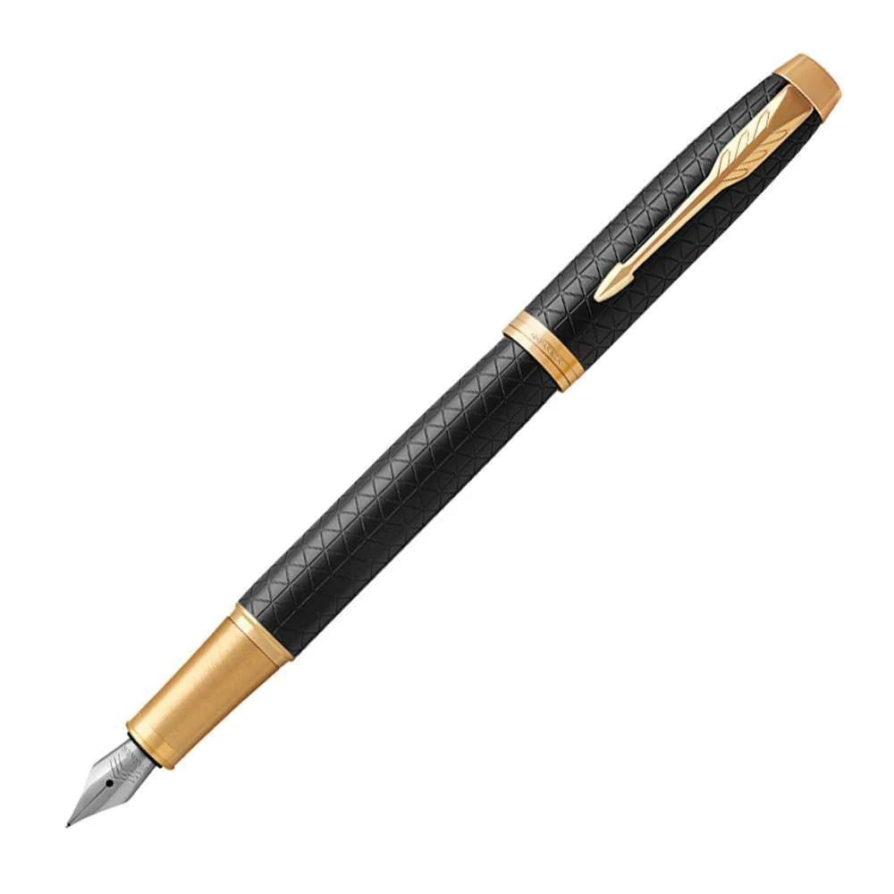 Parker IM Premium Black Gold Trim Fountain Pen 3 Parker IM Premium Black Gold Trim Fountain Pen
