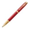 Parker IM Premium Red Gold Trim Rollerball -The Write Shop im prm redgt rb 1