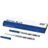 Montblanc Royal Blue Ballpoint Pen Twin Pack Refill- Broad Nib 2 Montblanc Royal Blue Ballpoint Pen Twin Pack Refill- Broad Nib -The Write Shop montblanc blue ballpoint b 1