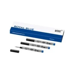 Montblanc Royal Blue 3 Small Rollerball Refills (M)