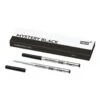 Montblanc Mystery Black Ballpoint Pen Twin Pack Refill- Fine Nib -The Write Shop mystery black