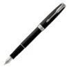 Parker Sonnet Matt Black Chrome Trim Fountain Pen