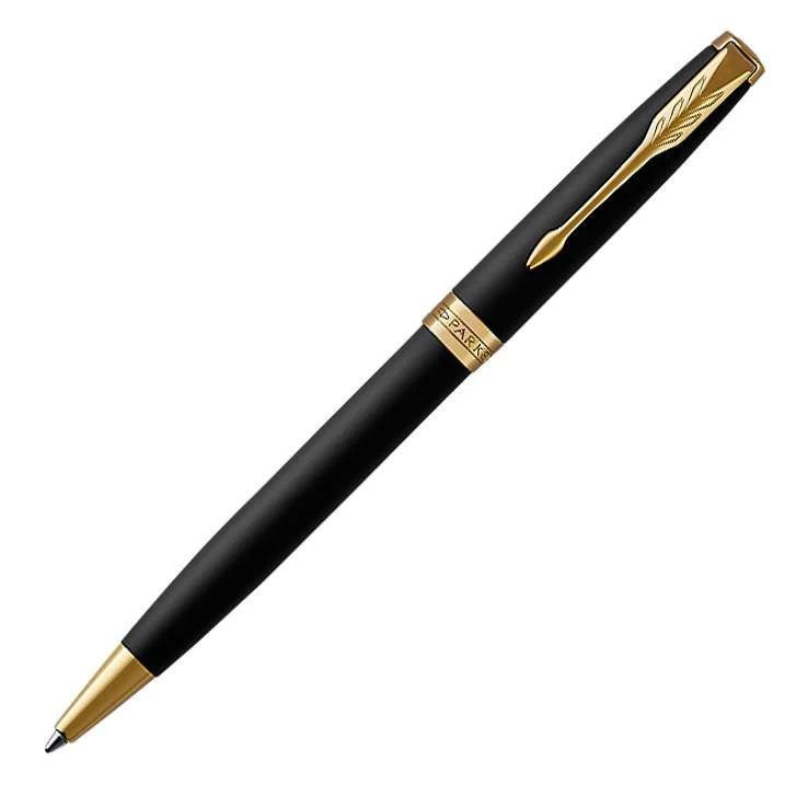 Parker Sonnet Matt Black Gold Trim Ballpoint Pen 3 Parker Sonnet Matt Black Gold Trim Ballpoint Pen