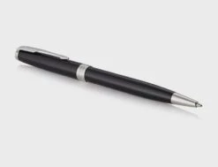 Parker Sonnet Black Lacquer Chrome Trim Ballpoint Pen -The Write Shop parker sonnet gloss black chrome trim ballpoint pen alt jpg 1