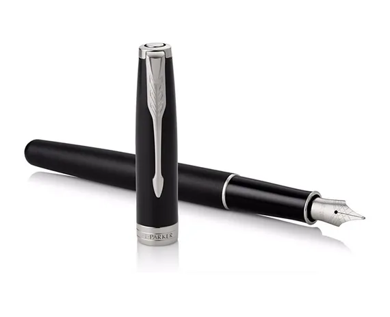 Parker Sonnet Matt Black Chrome Trim Fountain Pen 4 Parker Sonnet Matt Black Chrome Trim Fountain Pen - Image 2