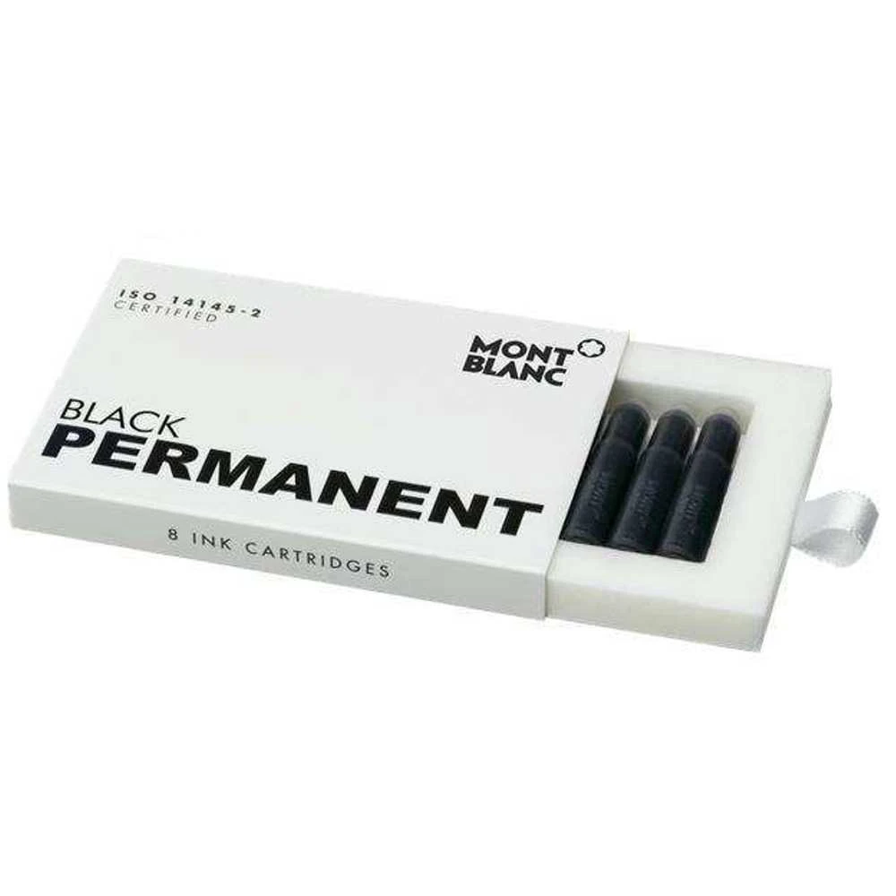 Montblanc Permanent Black Ink Cartridges 3 Montblanc Permanent Black Ink Cartridges