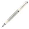 Pelikan Souveraen M405 Silver And White Fountain Pen 1 Pelikan Souveraen M405 Silver And White Fountain Pen -The Write Shop pelikan m405 silver white special edition fountain pen 222311 1728x.jpg