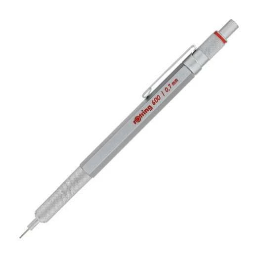 Rotring 600 Silver 0.7mm Mechanical Pencil 3 Rotring 600 Silver 0.7mm Mechanical Pencil