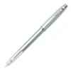Sheaffer 100 Brushed Chrome Nickel Trim Fountain Pen – Fine -The Write Shop sheaffer100 brushedchromefp.png
