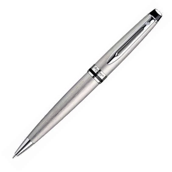 Waterman Expert Stainless Steel PT Ballpoint Pen 3 Waterman Expert Stainless Steel PT Ballpoint Pen
